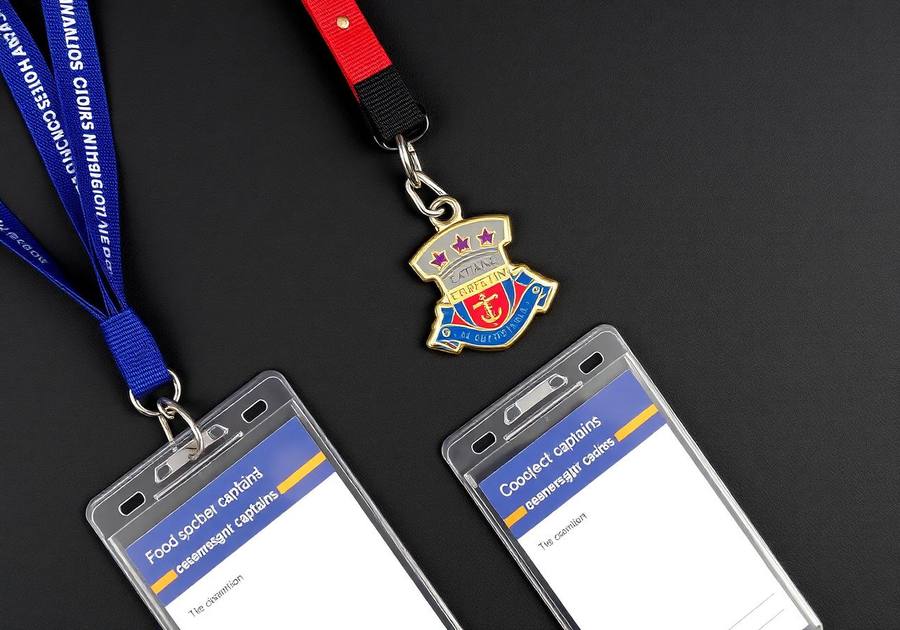ID Cards & Badges for schools — PVC ID cards with QR + lanyards, metal/enamel badges, engraved name badges.