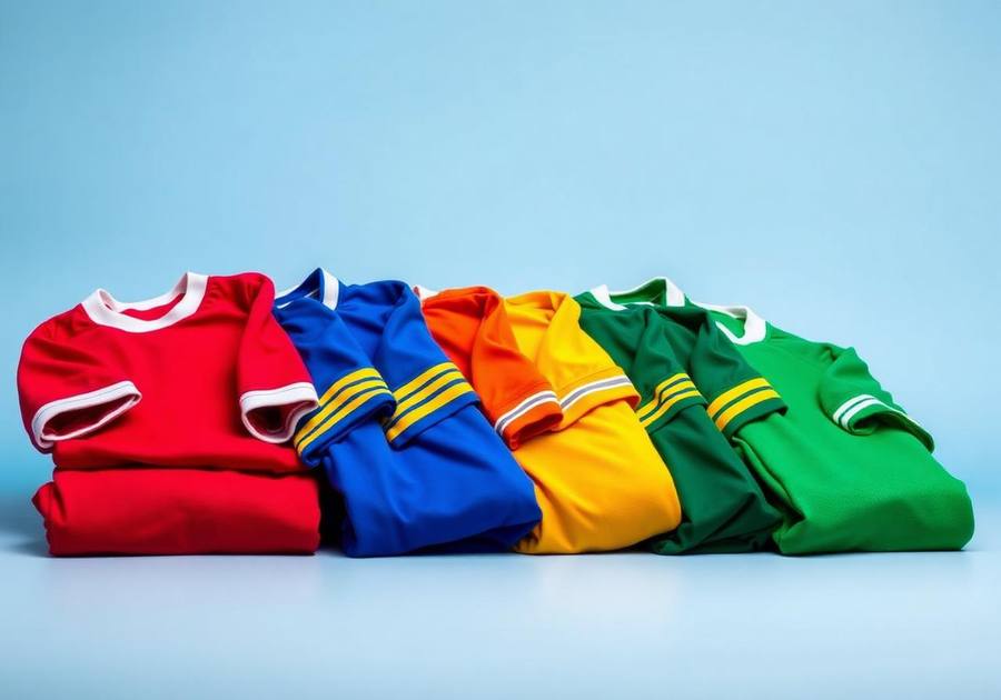 Sports Uniform for schools — Customised house colours; breathable, moisture-wicking, premium-finish T-shirts.