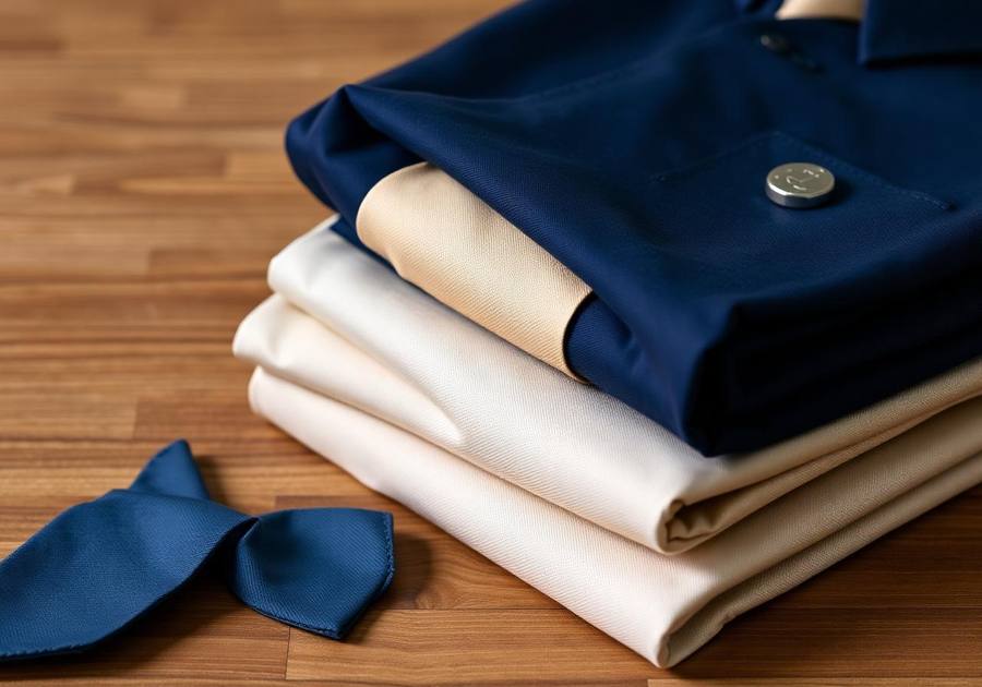 Teaching & Non-Teaching Staff Uniform for schools — Saree-chudidar combos, teachers overcoat, gents formals, driver & PT Sir Uniforms.